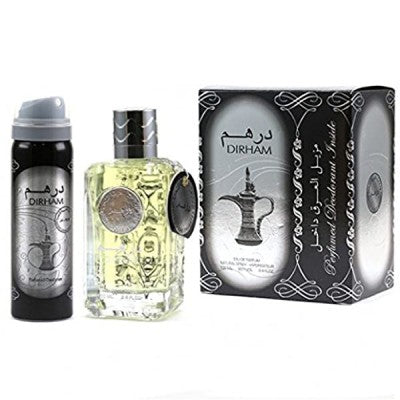 Dirham Silver Unisex 100 ml EDP + Deodorant